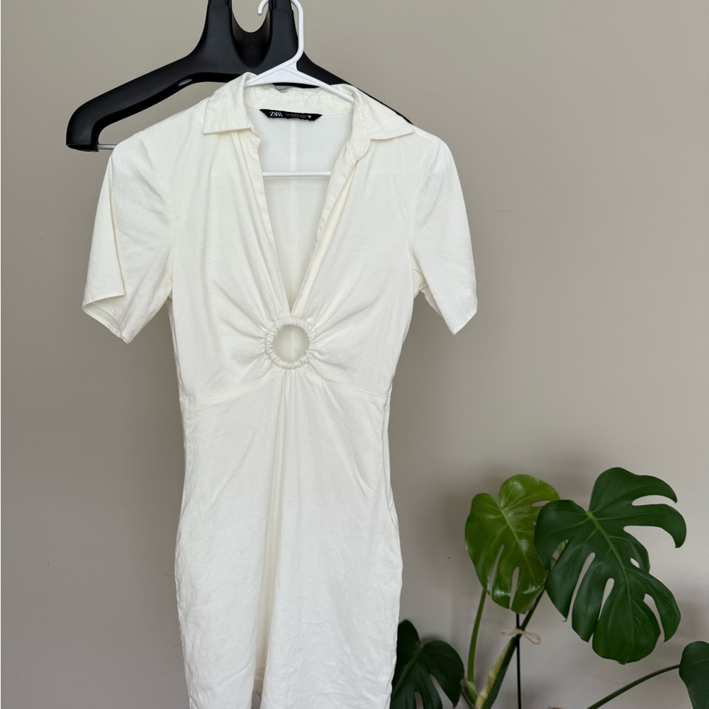 Zara White Mini Dress